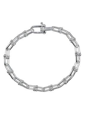 Tiffany & Co HardWear Small Link 17 925 Sterling Silver Bracelet